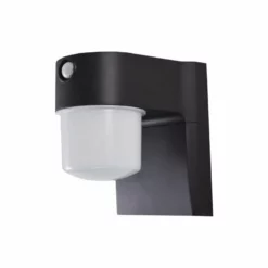 PowerZone Power Zone O-JJ-700-MB Motion-Activated LED Security Light, Black, 9W, 700 Lm