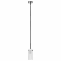 Linea Di Liara Effimero 1-Light Stem Hung Pendant Lamp, Frosted, Small, Brushed Nickel 7 Linea Di Liara Effimero 1-Light Stem Hung Pendant Lamp, Frosted, Small, Brushed Nickel -Ceiling Lighting Shop 3c21c2dd07154047 6449 w800 h800 b1 p0