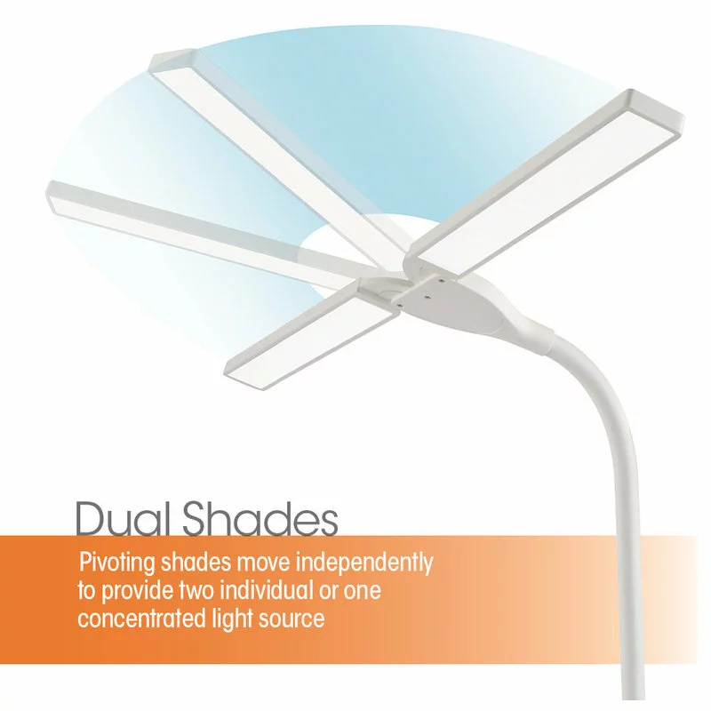 OttLite Technologies OttLite Dual Shade LED Lamp With Bluetooth® Speaker & USB 3 OttLite Technologies OttLite Dual Shade LED Lamp With Bluetooth® Speaker & USB - Image 3