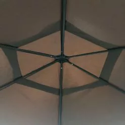 GDFStudio GDF Studio Olivia Outdoor 10' 5"x10' 5" Water Resistant Fabric And Steel Gazebo -Ceiling Lighting Shop 3d21125b01d3ef4d 8748 w800 h800 b0 p0