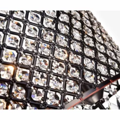 Edvivi Lighting Marya 4-Light Oil Rubbed Bronze Round Beaded Drum Chandelier Crystals Glam -Ceiling Lighting Shop 3d91942e09c42227 1476 w800 h800 b0 p0