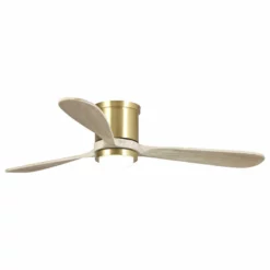 FLINT GARDEN INC 52 In Modern Flush Mounted Ceiling Fan With 3 Blades In Sand Copper -Ceiling Lighting Shop 3dc1a97e02972564 2944 w800 h800 b1 p0