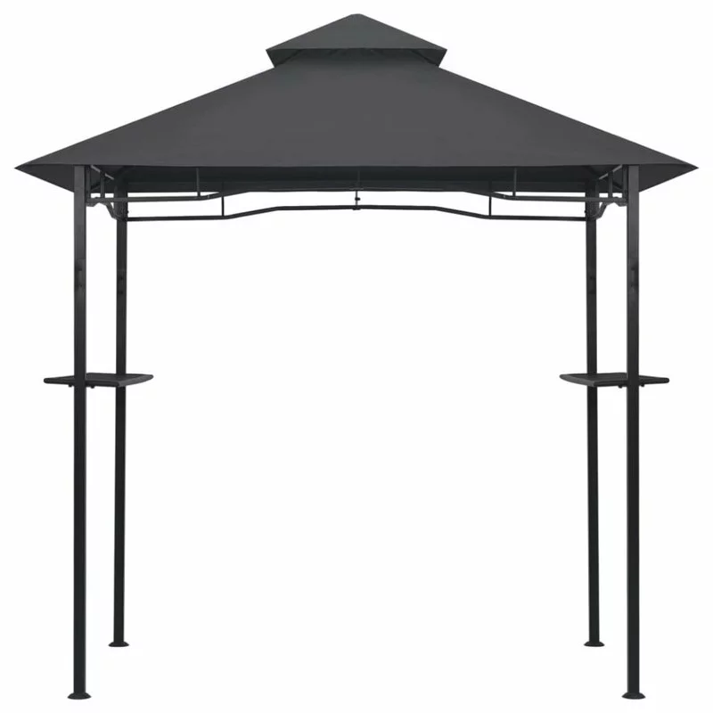 Vida XL International B.V. VidaXL BBQ Gazebo Anthracite Steel Outdoor Canopy Shelter Party Tent Marquee 3 Vida XL International B.V. VidaXL BBQ Gazebo Anthracite Steel Outdoor Canopy Shelter Party Tent Marquee - Image 3