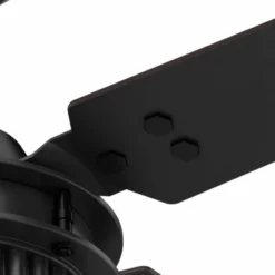 Hunter Fan Company 54" Chronicle Matte Black Ceiling Fan With Wall Control -Ceiling Lighting Shop 41e17f810f8fd2b6 7522 w800 h800 b0 p0