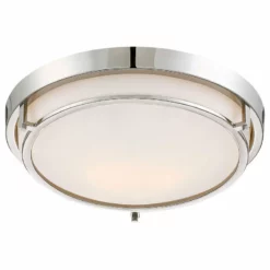 Helmsman Lighting Works 2-Light Flush Mount, Polished Nickel -Ceiling Lighting Shop 4271ad3509ea56d7 8833 w800 h800 b1 p0
