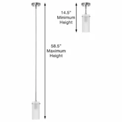 Linea Di Liara Effimero 1-Light Stem Hung Pendant Lamp, Frosted, Small, Brushed Nickel 8 Linea Di Liara Effimero 1-Light Stem Hung Pendant Lamp, Frosted, Small, Brushed Nickel -Ceiling Lighting Shop 42f1ce2c07154048 6449 w800 h800 b1 p0