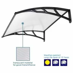 Yescom One-Piece Polycarbonate Hollow Sheet, Clear With Black Trim, 1 -Piece -Ceiling Lighting Shop 43d15fb40c5876a0 3725 w800 h800 b1 p0