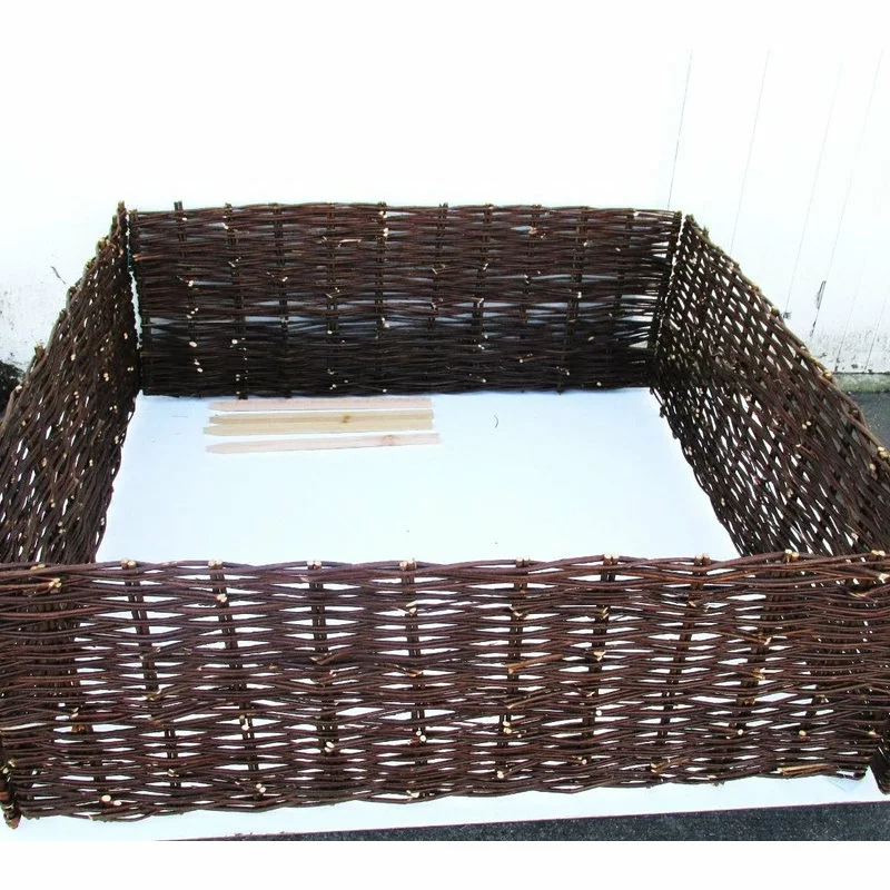 Master Garden Products Deep Woven Willow Raised Bed, 48"W X 48"L X 12"H 2 Master Garden Products Deep Woven Willow Raised Bed, 48"W X 48"L X 12"H - Image 2