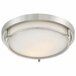 Trade Winds Lighting Trade Winds Felton 2-Light Flush Mount Ceiling Light In Brushed Nickel -Ceiling Lighting Shop 4421acda0f923e46 1608 w800 h800 b1 p0