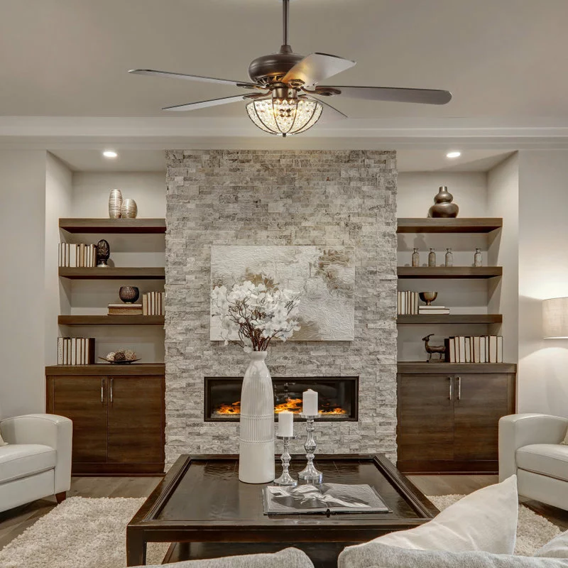 JONATHAN Y Joanna 52" 3-Light LED Ceiling Fan With Remote, Oil Rubbed Bronze 4 JONATHAN Y Joanna 52" 3-Light LED Ceiling Fan With Remote, Oil Rubbed Bronze - Image 4