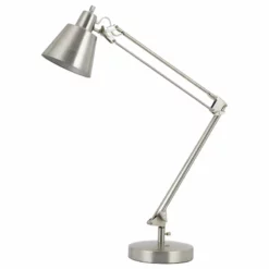 Cal Lighting 60W Udbina Desk Lamp With Adjust Arms BO-2165TB-BS