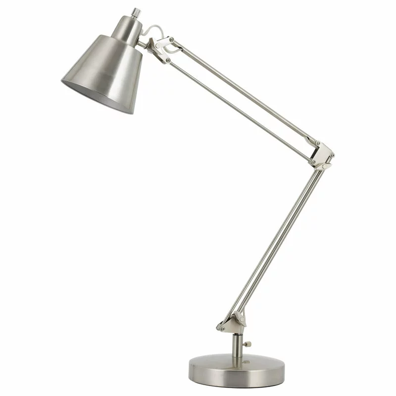 Cal Lighting 60W Udbina Desk Lamp With Adjust Arms BO-2165TB-BS 1 Cal Lighting 60W Udbina Desk Lamp With Adjust Arms BO-2165TB-BS