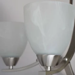 Kira Home Weston 24" Hanging Chandelier, Alabaster Glass Shades, Adjustable -Ceiling Lighting Shop 4591b79100c7d717 8698 w800 h800 b0 p0