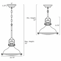 Kira Home Beacon 11" Farmhouse / Nautical Pendant Light, Round Fresnel Glass -Ceiling Lighting Shop 46e1e0a80c78375f 8690 w800 h800 b1 p0