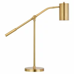 Henn&Hart 7" Brass Finish Metal Table Lamp