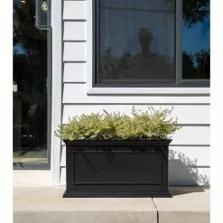 Veradek Brixton Long Planter, 33", Black -Ceiling Lighting Shop 4861c61700b00cd0 0032 w800 h800 b0 p0