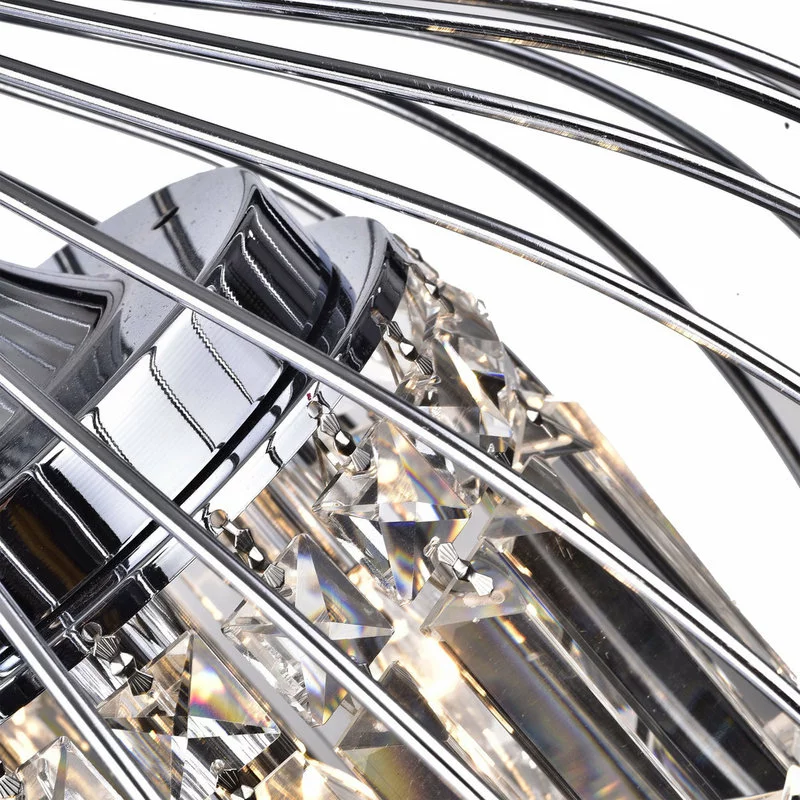 Greenville Signature Acatia 3-Light Chrome Foyer Pendant 6 Greenville Signature Acatia 3-Light Chrome Foyer Pendant - Image 6