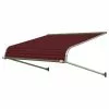 NuImage Awnings 1100 Series Aluminum Door Canopy 54"x54" Projection, Burgundy