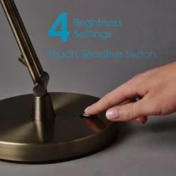 OttLite Technologies OttLite Wellness Series Refine LED Desk Lamp, Antiqued Brass 11 OttLite Technologies OttLite Wellness Series Refine LED Desk Lamp, Antiqued Brass -Ceiling Lighting Shop 4b8196e80e174111 4160 w800 h800 b0 p0