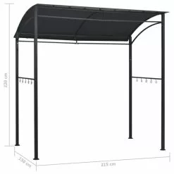 Vida XL International B.V. VidaXL BBQ Gazebo Anthracite Steel Outdoor Canopy Shelter Party Tent Marquee -Ceiling Lighting Shop 4bf14c7f0250ff14 8892 w800 h800 b1 p0