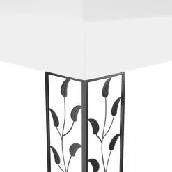 Vida XL International B.V. VidaXL Gazebo With Double Roof 9.8'x13.1' White Garden Outdoor Patio Sunshade -Ceiling Lighting Shop 4d0117de01c347f3 2944 w800 h800 b0 p0