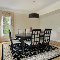 Kira Home Adelade 22" Drum Pendant Chandelier, Black Fabric Shade, Glass -Ceiling Lighting Shop 4dc101e00e46ec7c 8691 w800 h800 b0 p0