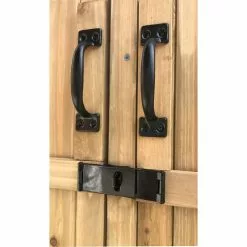 Hanover Outdoor Wooden Storage Shed For Tools, With Shelf And Latch -Ceiling Lighting Shop 4f21bb6c0ffca406 5293 w800 h800 b1 p0