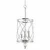 Kira Home Eleanor 26.5" Foyer Light Pendant Chandelier, Cylinder Metal Shade