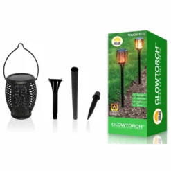 TOE305 Solar LED Dancing Flickering Flame Tiki Torch Light