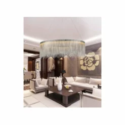 Morsale.com Cadena Stainless Steel Chain Tassel Chandelier, Diameter 32" -Ceiling Lighting Shop 52d108720d2059db 3645 w800 h800 b0 p0