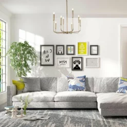 LNC Lighting LNC 8-Light Antique Gold Modern And Contemporary Linear Chaderlier 36"H 13 LNC Lighting LNC 8-Light Antique Gold Modern And Contemporary Linear Chaderlier 36"H -Ceiling Lighting Shop 53b1705503230b01 1909 w800 h800 b0 p0