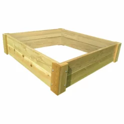 Smart Carts / Infinite Cedar Cedar Garden Raised Bed, 4'x4'x11"