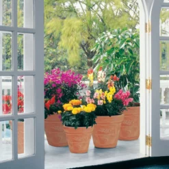 Crescent Garden Festonada Planter, Weathered Terracotta, 18" -Ceiling Lighting Shop 54412bfa0ea73387 5782 w800 h800 b0 p0