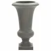 LuxenHome 22.75" H Gray Slim MgO Urn Planter