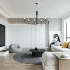 Light Society Eduardo 8-Light Chandelier, Black -Ceiling Lighting Shop 55d19e0b00d2b51e 5722 w800 h800 b0 p0