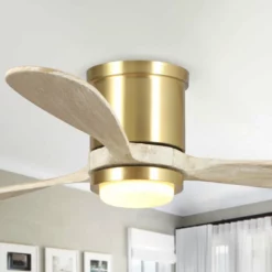 FLINT GARDEN INC 52 In Modern Flush Mounted Ceiling Fan With 3 Blades In Sand Copper -Ceiling Lighting Shop 55f15aed02972563 2944 w800 h800 b0 p0