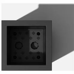 Veradek Brixton Cube Planter, 20", Black -Ceiling Lighting Shop 58114ef101802959 6723 w800 h800 b1 p0