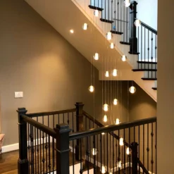 LightUpMyHome LightUpHome Orion 36 Light Glass LED Chandelier, Brushed Nickel, Round Canopy -Ceiling Lighting Shop 5831cd130e307c1e 8590 w800 h800 b0 p0