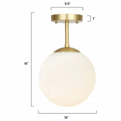 Light Society Aura Globe Ceiling Light, Milk Glass 22 Light Society Aura Globe Ceiling Light, Milk Glass -Ceiling Lighting Shop 5841f0600f6e8a73 0158 w800 h800 b1 p0
