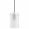 Linea Di Liara Effimero 1-Light Stem Hung Pendant Lamp, Medium, Brushed Nickel