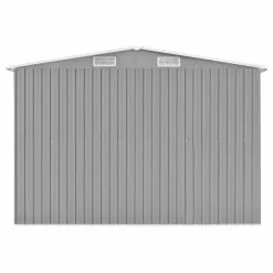 Vida XL International B.V. VidaXL Garden Shed Gray Galvanized Steel Outdoor Tool Storage House Building -Ceiling Lighting Shop 598194b300ff856a 8740 w800 h800 b1 p0