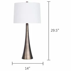 Lumisource 29.5" Matte Golden Bronze Tapered Table Lamp, Set Of 2 9 Lumisource 29.5" Matte Golden Bronze Tapered Table Lamp, Set Of 2 -Ceiling Lighting Shop 5981ad0d027d107b 9818 w800 h800 b1 p0