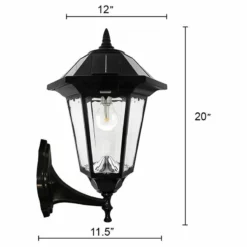 Gama Sonic 99B033 Windsor Solar Powered 20" Tall 2700K LED Single - Black 7 Gama Sonic 99B033 Windsor Solar Powered 20" Tall 2700K LED Single - Black -Ceiling Lighting Shop 59d106300d325c6f 5278 w800 h800 b1 p0