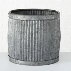 Whole House Worlds Belly Bucket Planters, Set Of 3, Galvanized Metal , 17 - 12" Diameter -Ceiling Lighting Shop 5c4162ec0ead615c 7414 w800 h800 b0 p0