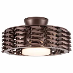 Todays Fans Oceano Bladeless Ceiling Fan, 6 Speeds With LED Light - 23 Inch, Bronze -Ceiling Lighting Shop 5c8149d80217c6ac 4563 w800 h800 b1 p0