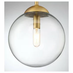Helmsman Lighting Works 1-Light Mini Pendant, Natural Brass -Ceiling Lighting Shop 5ca10e3c0aa1804e 9084 w800 h800 b0 p0