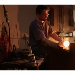 Bicycle Glass Co. Lucent Pendant No. 302a, Blue Glass Shade, Brushed Nickel Hardware -Ceiling Lighting Shop 5cd1b5c50ae0f3f4 0455 w800 h800 b0 p0