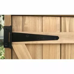 Hanover Outdoor Wooden Storage Shed For Tools, With Shelf And Latch -Ceiling Lighting Shop 5d0193360ffca40a 5293 w800 h800 b0 p0