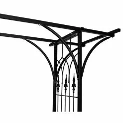 Vida XL International B.V. VidaXL Garden Arch Patio Backyard Plant Rose Trellis Archway Arbor Pergola -Ceiling Lighting Shop 5d21d3580bfc8377 4909 w800 h800 b1 p0
