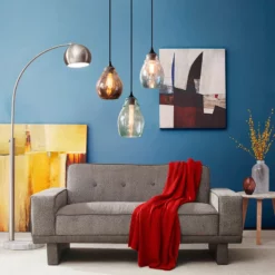 Casamotion Hammered Glass Pendant Light, Shade: Brown, 10", Finish: Matte Black -Ceiling Lighting Shop 5d91afae08d58c09 5785 w800 h800 b0 p0